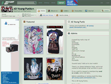 Tablet Screenshot of all-young-punks.deviantart.com