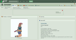 Desktop Screenshot of immortalez.deviantart.com