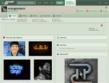 Tablet Screenshot of mrbrightside04.deviantart.com