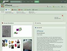 Tablet Screenshot of htforever.deviantart.com