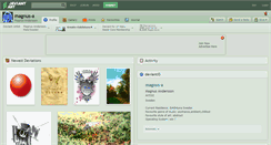 Desktop Screenshot of magnus-a.deviantart.com