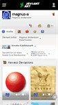 Mobile Screenshot of magnus-a.deviantart.com
