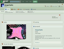 Tablet Screenshot of margaritamix.deviantart.com