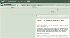 Desktop Screenshot of kumorihitsuki.deviantart.com
