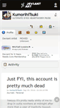Mobile Screenshot of kumorihitsuki.deviantart.com