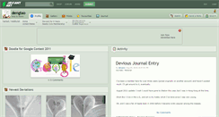 Desktop Screenshot of dengtao.deviantart.com