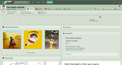 Desktop Screenshot of fem-spain-antonia.deviantart.com