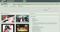 Desktop Screenshot of diva-fan.deviantart.com