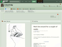 Tablet Screenshot of eclipsehedgy.deviantart.com