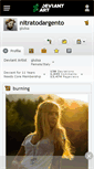 Mobile Screenshot of nitratodargento.deviantart.com