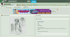 Desktop Screenshot of anachronaut.deviantart.com