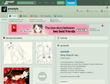 Tablet Screenshot of amestyle.deviantart.com