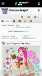 Mobile Screenshot of chocola-teapot.deviantart.com