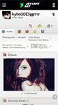 Mobile Screenshot of kyliegoesggrrrr.deviantart.com