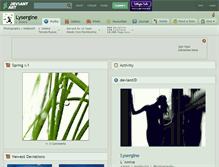 Tablet Screenshot of lysergine.deviantart.com