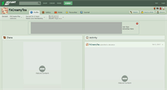 Desktop Screenshot of facreamytea.deviantart.com