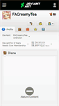 Mobile Screenshot of facreamytea.deviantart.com