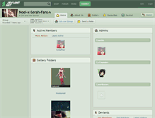 Tablet Screenshot of noel-x-serah-fans.deviantart.com