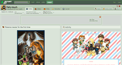 Desktop Screenshot of fairy-touch.deviantart.com