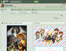 Tablet Screenshot of fairy-touch.deviantart.com