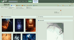 Desktop Screenshot of doom-art.deviantart.com