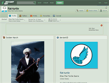 Tablet Screenshot of flat-turtle.deviantart.com