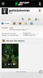 Mobile Screenshot of gothicbohemian.deviantart.com