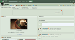 Desktop Screenshot of dabbleh.deviantart.com