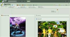 Desktop Screenshot of magicalviper.deviantart.com