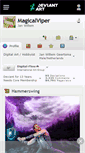 Mobile Screenshot of magicalviper.deviantart.com