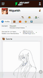 Mobile Screenshot of niqueish.deviantart.com
