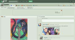 Desktop Screenshot of flyspider.deviantart.com
