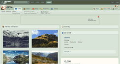 Desktop Screenshot of citrina.deviantart.com