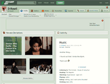 Tablet Screenshot of d-rosell.deviantart.com