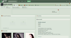 Desktop Screenshot of korbin-armand.deviantart.com