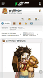 Mobile Screenshot of gryffindor.deviantart.com