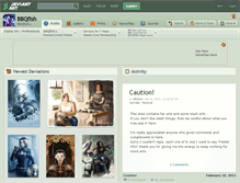 Tablet Screenshot of bbqfish.deviantart.com