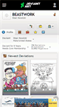 Mobile Screenshot of beastwork.deviantart.com
