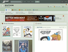 Tablet Screenshot of beastwork.deviantart.com