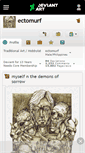 Mobile Screenshot of ectomurf.deviantart.com