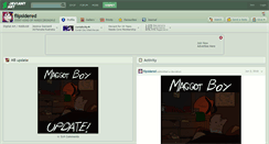 Desktop Screenshot of flipsidered.deviantart.com