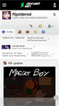 Mobile Screenshot of flipsidered.deviantart.com