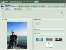Tablet Screenshot of cebulon.deviantart.com