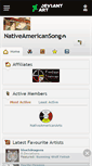 Mobile Screenshot of nativeamericansong.deviantart.com