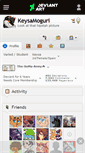 Mobile Screenshot of keysamoguri.deviantart.com