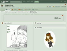 Tablet Screenshot of kitten-kitty.deviantart.com