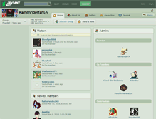 Tablet Screenshot of kamenriderfans.deviantart.com