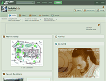 Tablet Screenshot of jadematrix.deviantart.com