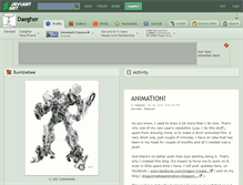 Tablet Screenshot of daegher.deviantart.com
