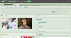 Desktop Screenshot of headsupcustoms.deviantart.com